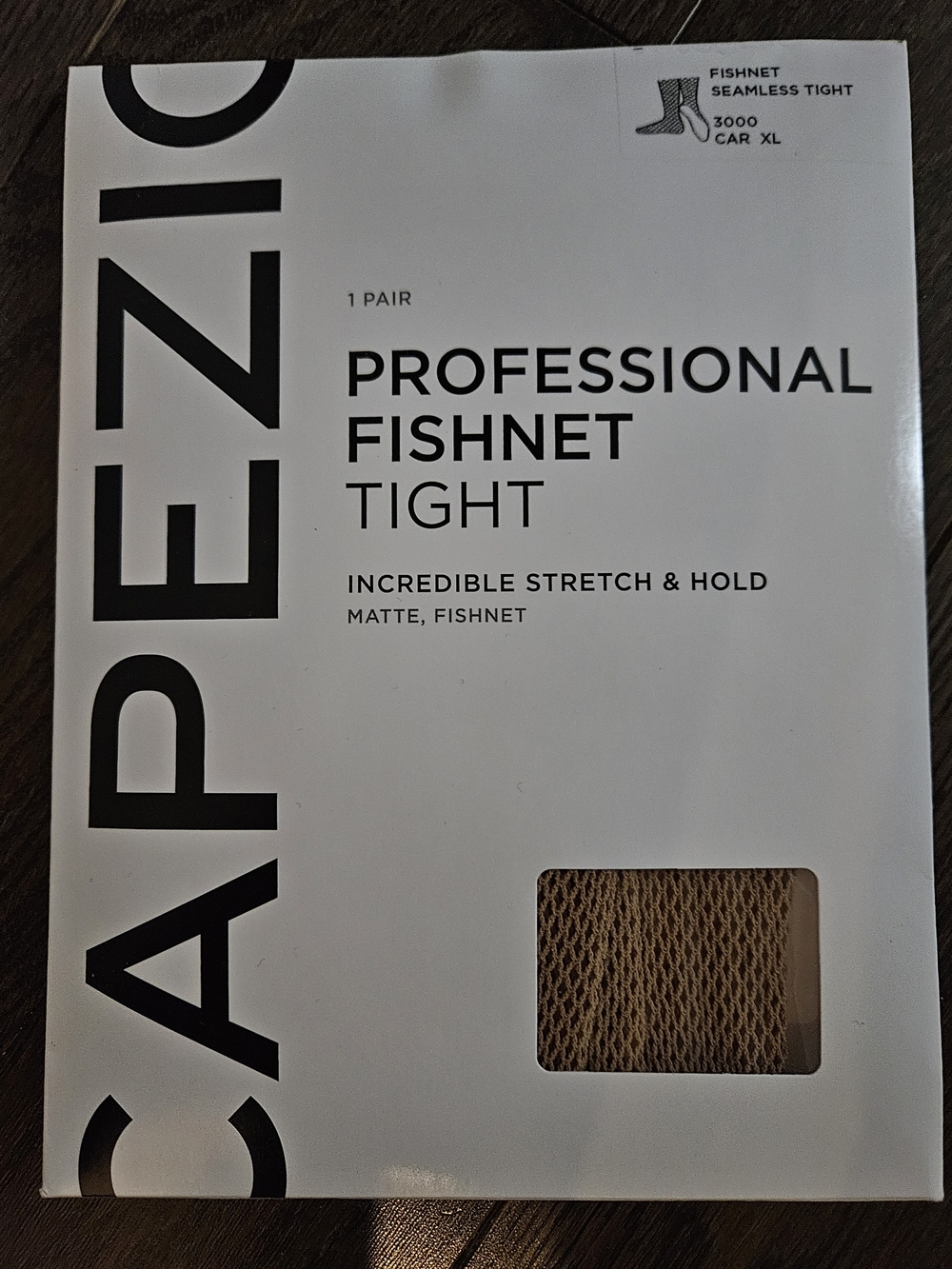 Capezio Professional Fishnet Tight - Tan